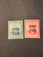 Timbre Trinidad & Tobago WAR TAX 1/2 et 1 Penny
