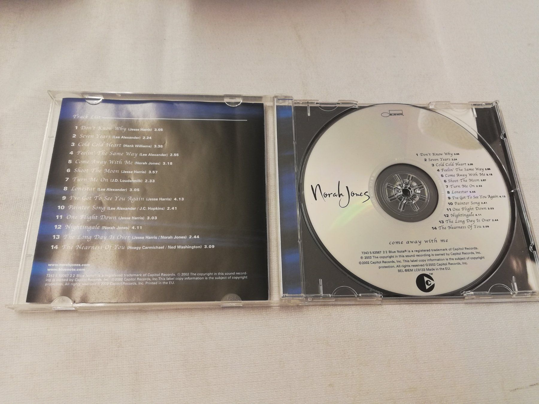 CD: NORAH JONES - COME AWAY WITH ME – Usato da Bern venduto da Vinylsound.ch 2