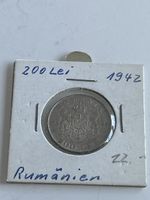 200 Lei 1942 Münze Rumänien(S24)