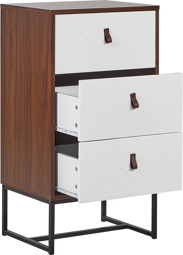 Kommoden: Commode NUEVA Marron foncé/Blanc Neuve – Neu und originalverpackt aus Bulle von Christophe1080 2