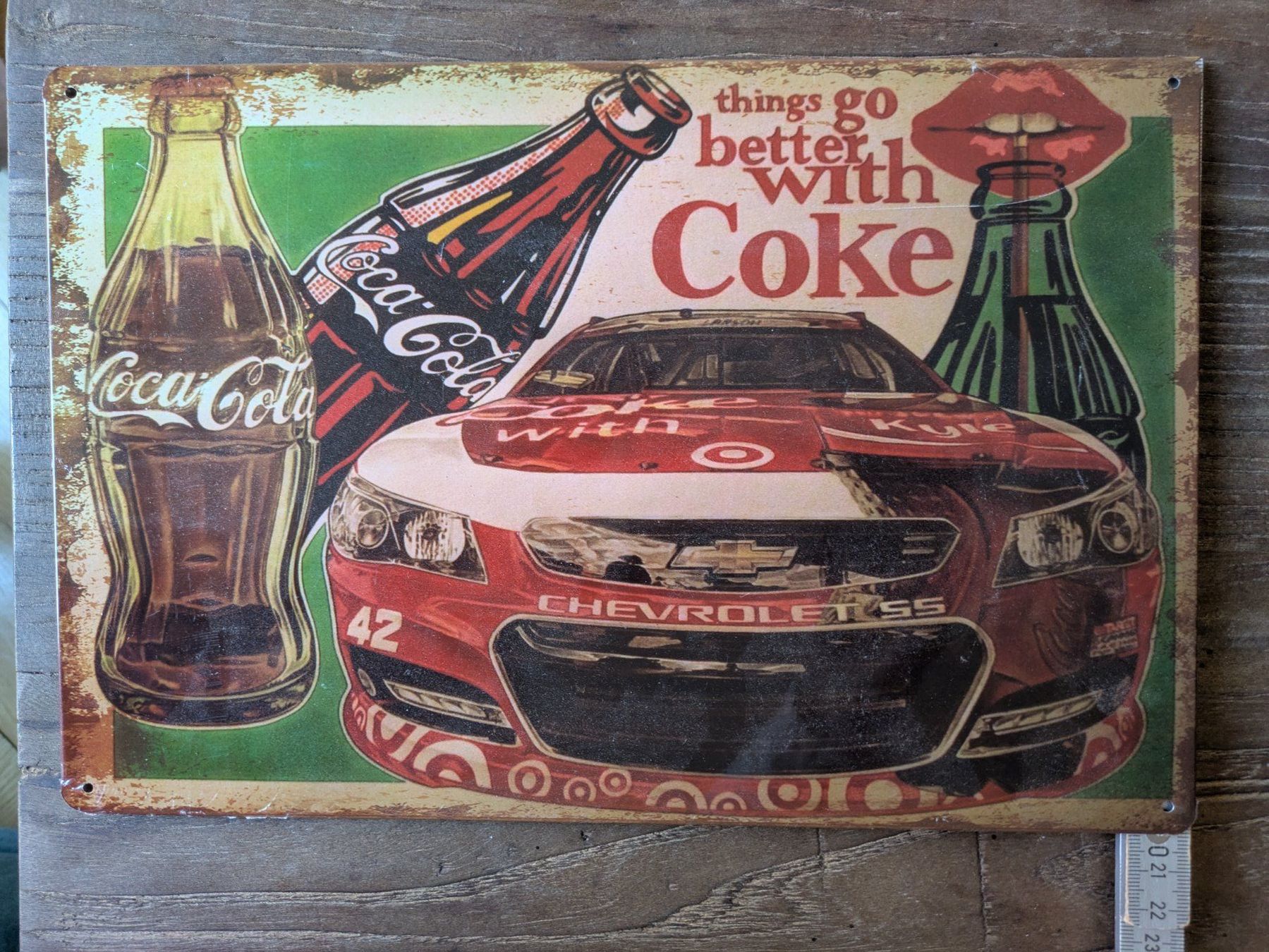 Coca-Cola Insegne: Coca Cola Schild einfach – Usato da Basel venduto da Luxuswelt