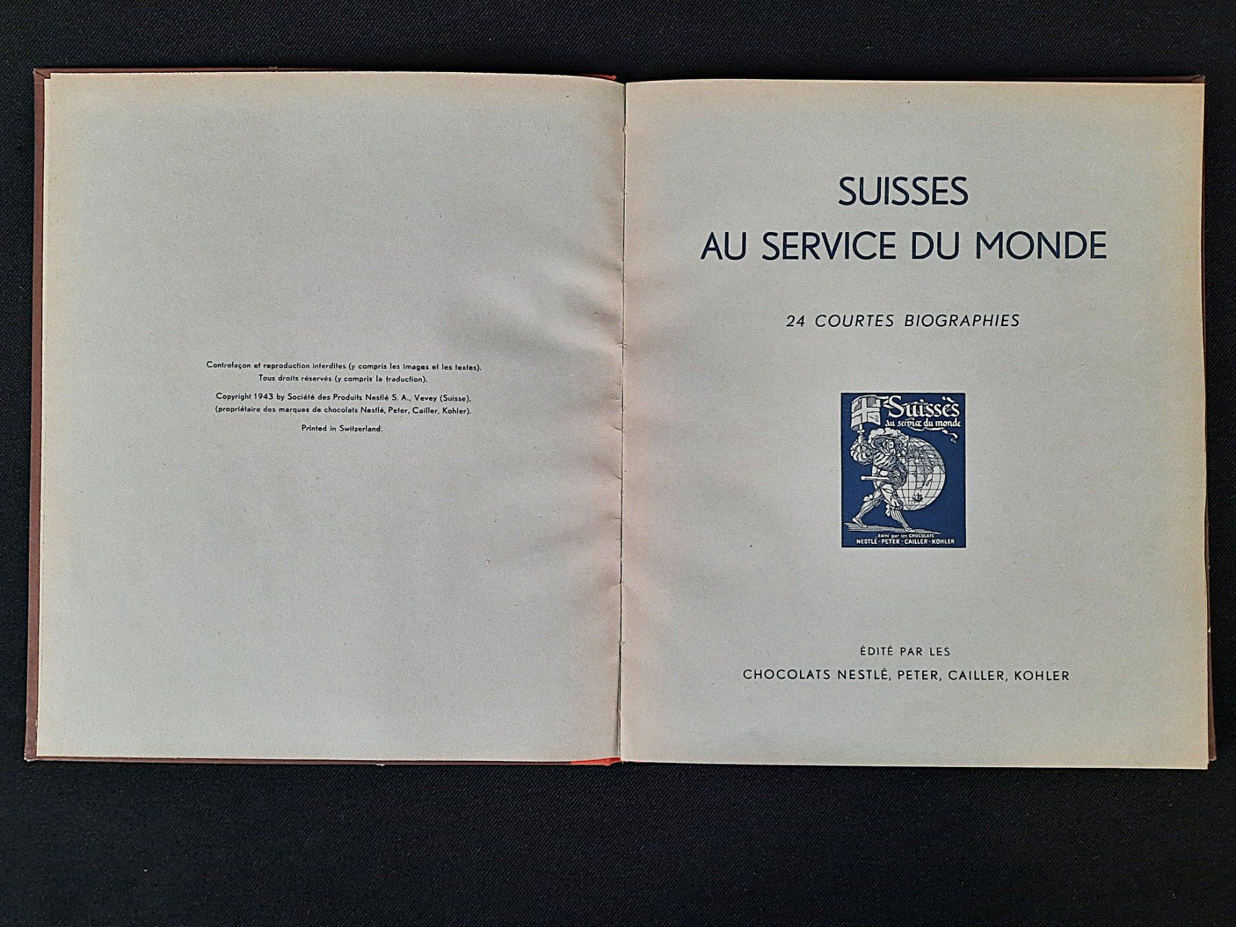 Libri: Suisses au service du monde 1943 – Usato da Beinwil am See venduto da Restwert_Beinwil 1