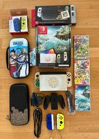 Nintendo Switch OLED Zelda Edition TOTK inkl. 3 Spiele