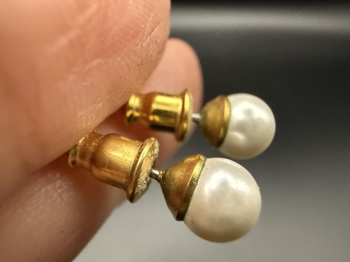 Orecchini pendenti & Orecchini a lobo: Vintage raffinierte elegante Perlen Ohrringe – Usato da Lamone venduto da LaCantinaMagica 5