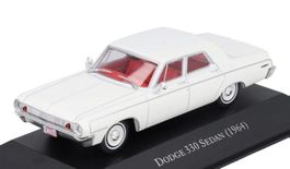 Dodge 330 Sedan 1964 weiss           1:43 von Altaya / IXO