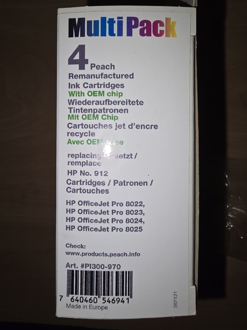 Cartucce per stampanti & toner: Druckerpatrone HP Office Set Pro 8022-25 – Nuovo e nell'imballaggio originale da Hochdorf venduto da flizer2 1