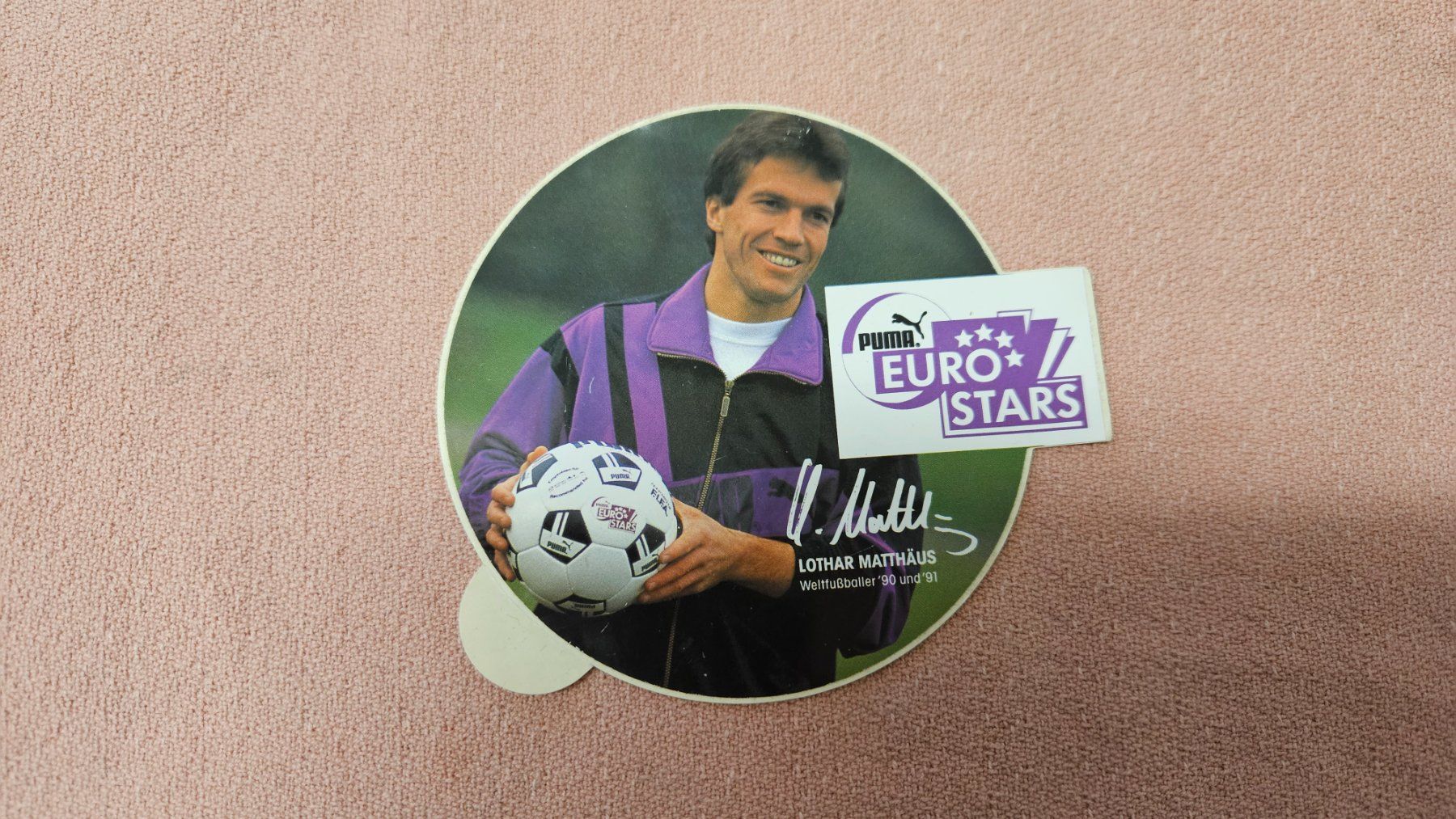 Sticker: Adesivo EuroStars Lothar Matthäus – Usato da Melano venduto da H-Sara