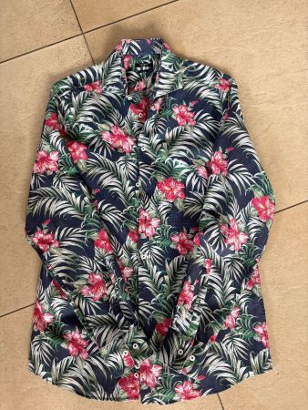 Neues Hawaii-Hemd langarm von Globus Grösse M