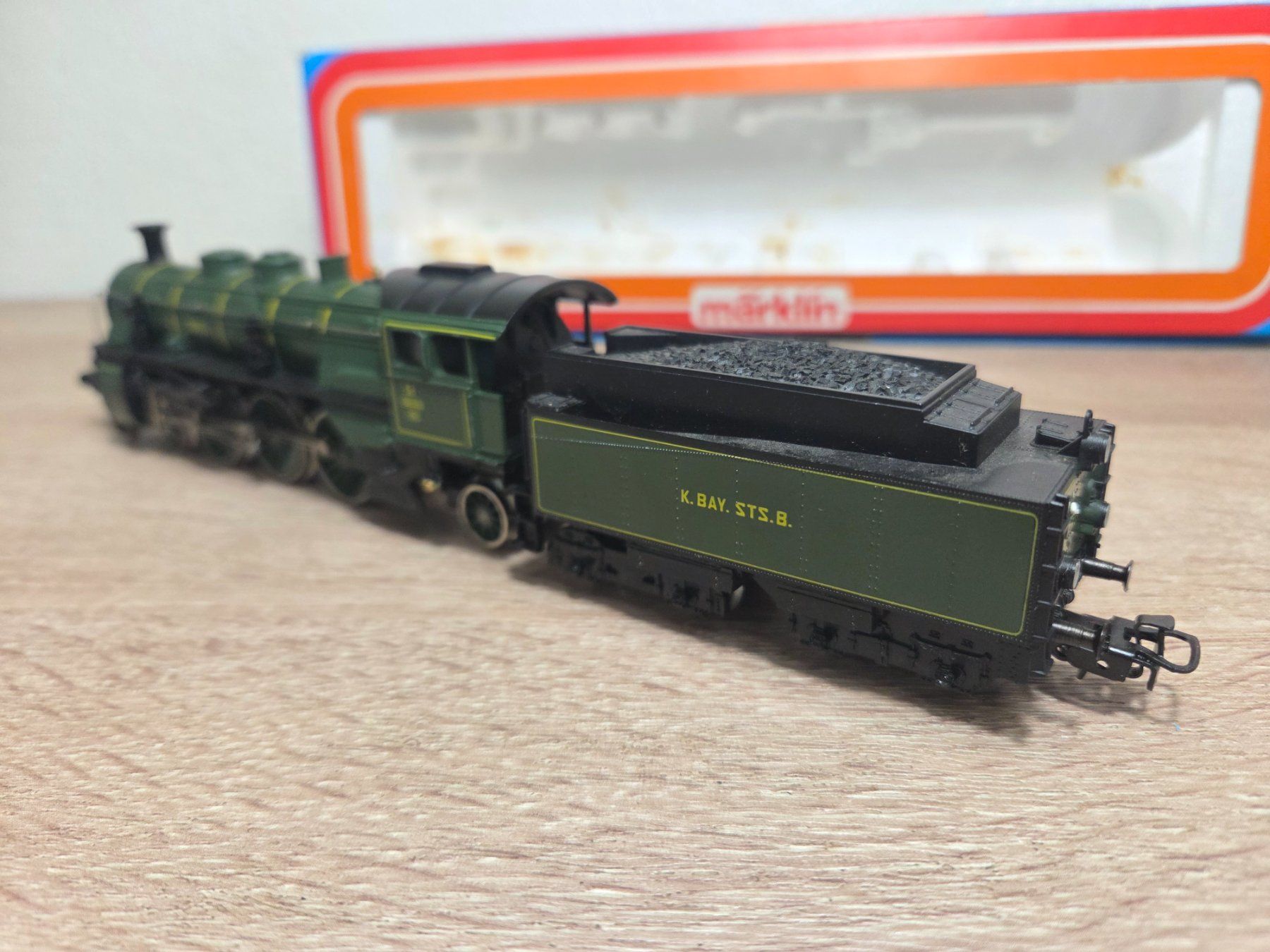 Märklin Modellini di ferrovie: Märklin 3092 Dampflok K.Bay.Sts.B H0 – Usato da St-Aubin-Sauges venduto da Lo_Go 4