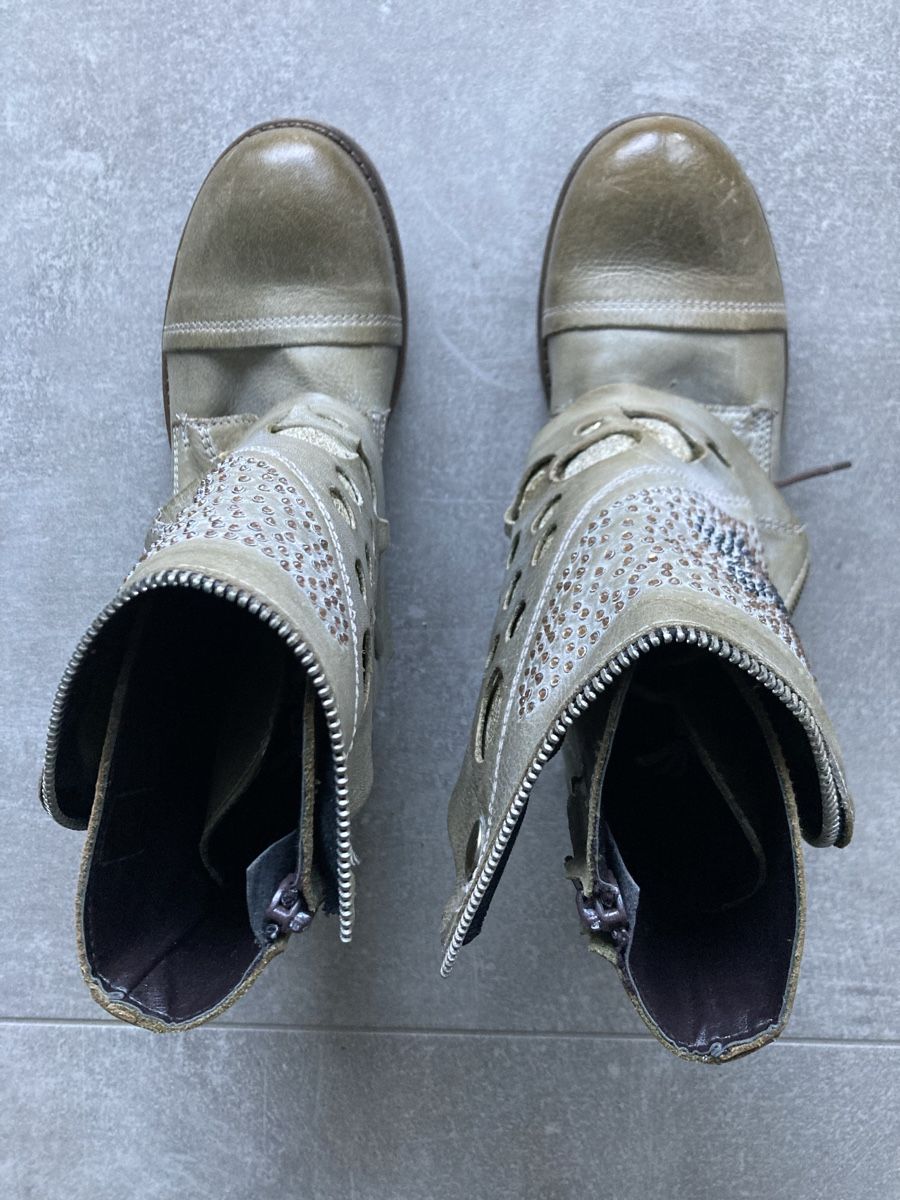 Scarpe da donna: D & A LEDER - STIEFELETTEN 2 in 1 / NEU – Nuovo (secondo la descrizione) da Nidfurn venduto da cejeisda 3