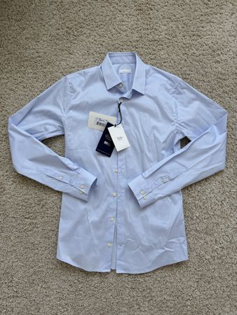 Hemd Tiger of Sweden blau Extra Slim Grösse 38 neu