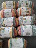 Wollknäuel multicolour 9 x  100g neu