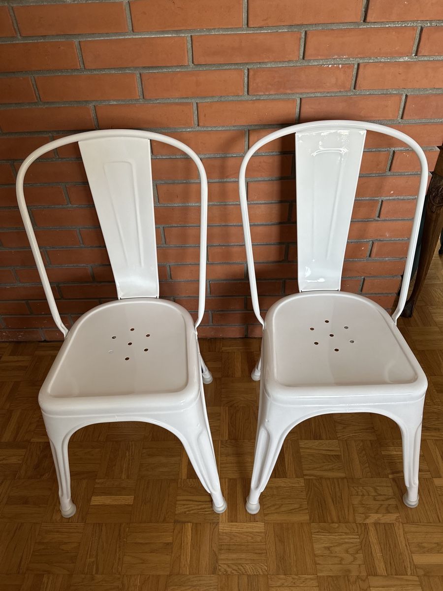 Stühle: Tolix Stahl Stühle weiss – Gebraucht aus Niederteufen von nana65