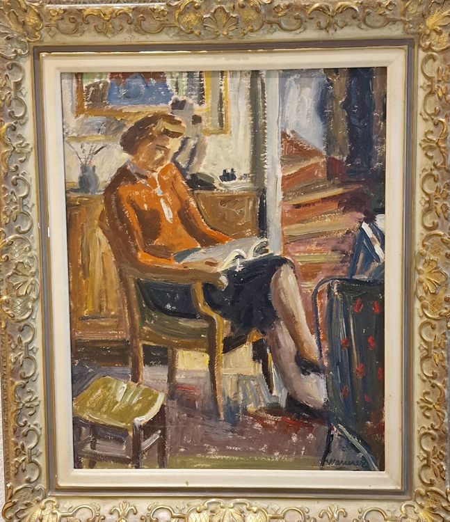 schönes Oelbild von August Wanner Kaufen auf Ricardo