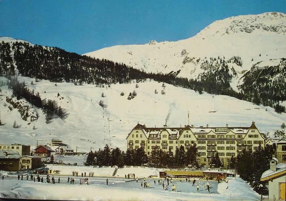 Cartoline postali: CELERINA Cresta-Palace, Eislauf, Skilift – Nuovo (secondo la descrizione) da Jona venduto da philajona