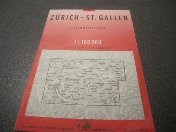Cartes géographiques & atlas: Zürich - St. Gallen 103 – D'occasion à Zürich par Motzkuh