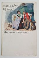 Alte AK Appenzellerland mit Gedicht V. Tobler 190