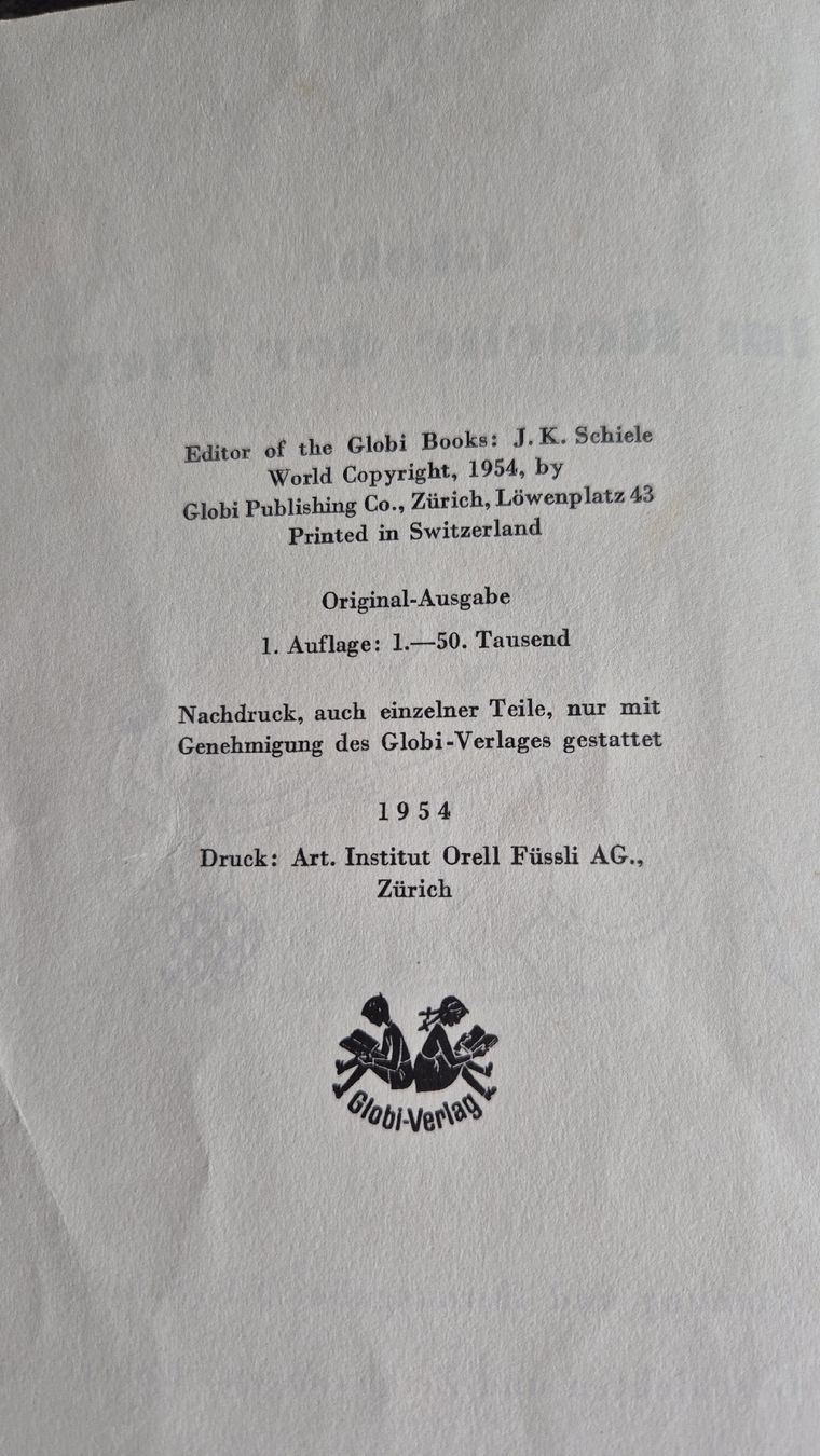 Libri: alte Globi-Bücher 1. Auflagen – Usato da St. Gallenkappel venduto da birkeblatt 2