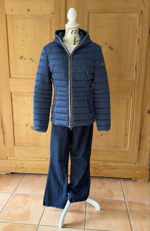 Frieda & Freddies New York Steppjacke blau Gr S/M guter Zust