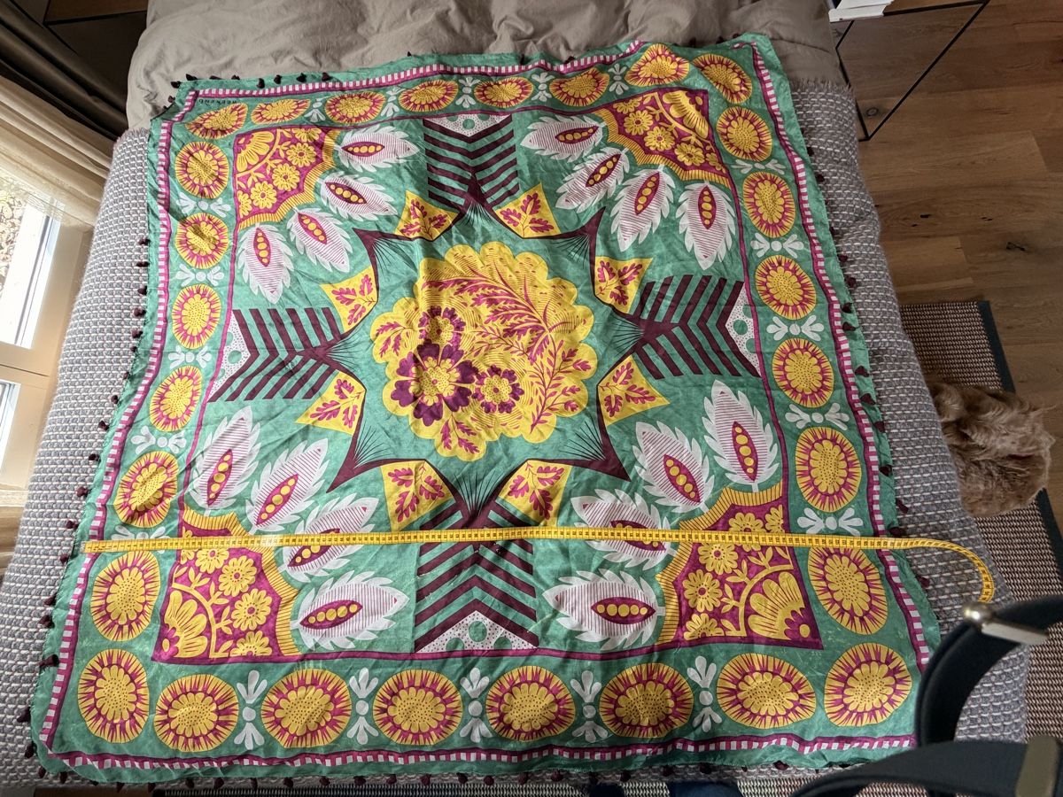 Max Mara Foulard & Sciarpe: Weekend MaxMara Scarf 100% silk Tassels Summer Boho – Nuovo (secondo la descrizione) da Männedorf venduto da iza04 5