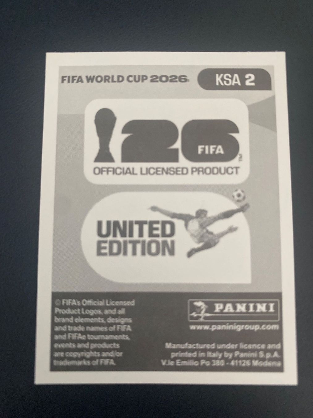 Panini Carte collezionabili: Panini FIFA World Cup Sticker KSA 2 – Usato da Glattbrugg venduto da riseca 1