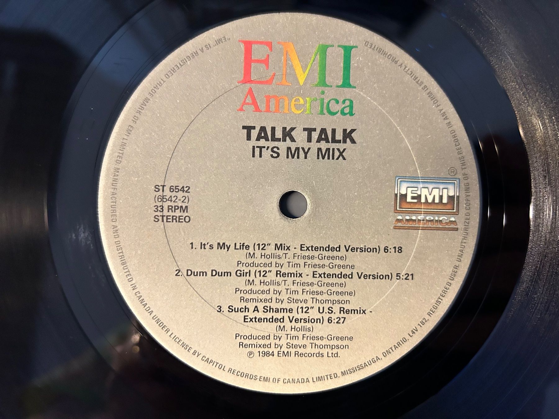 Dischi in vinile: Talk Talk - It's My Mix – Usato da Aesch BL venduto da BlueMusicRecords 3
