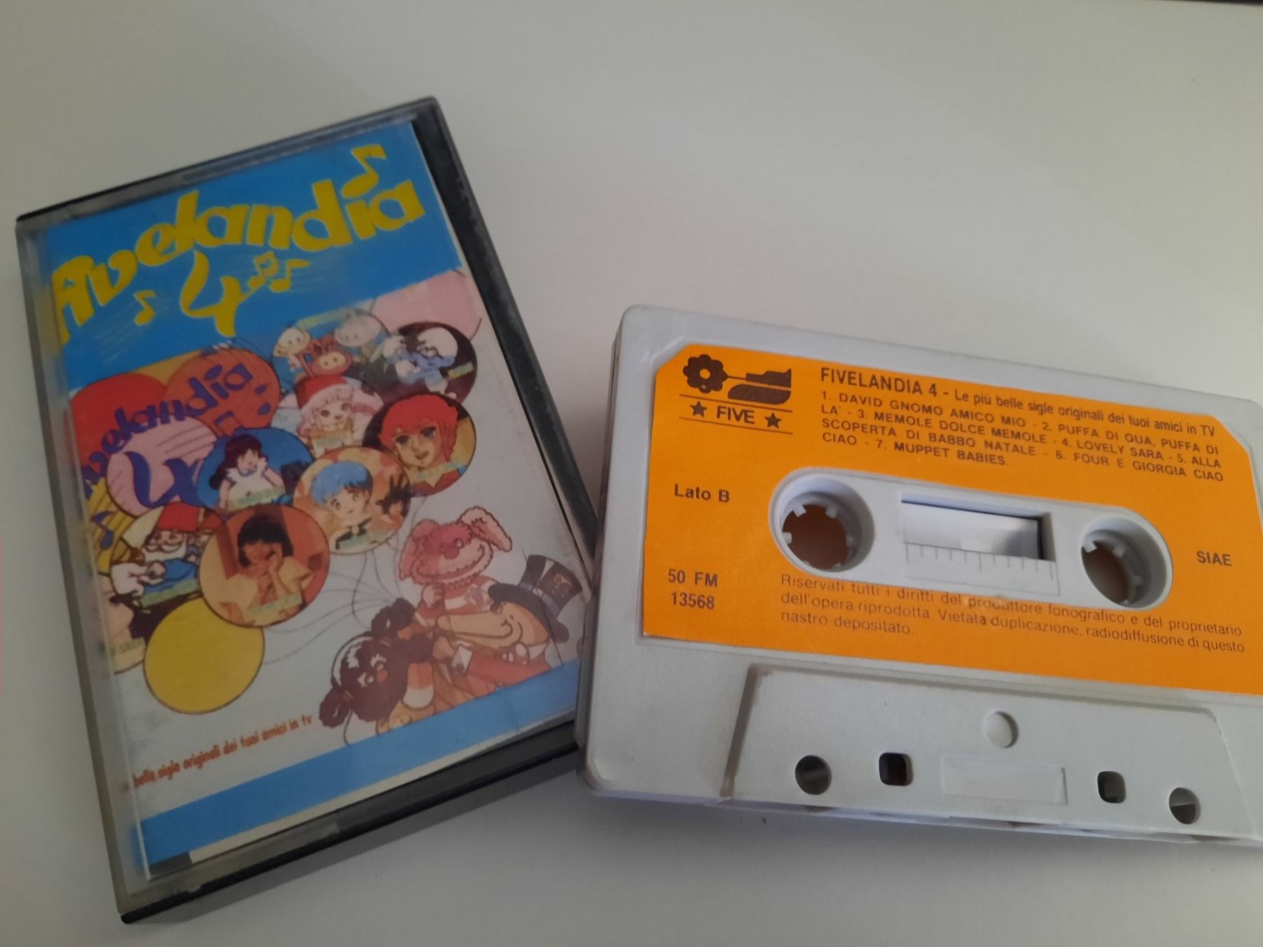 Musicassette: FIVELANDIA 4 musicassetta rara – Usato da Biasca venduto da Old_6blh 1