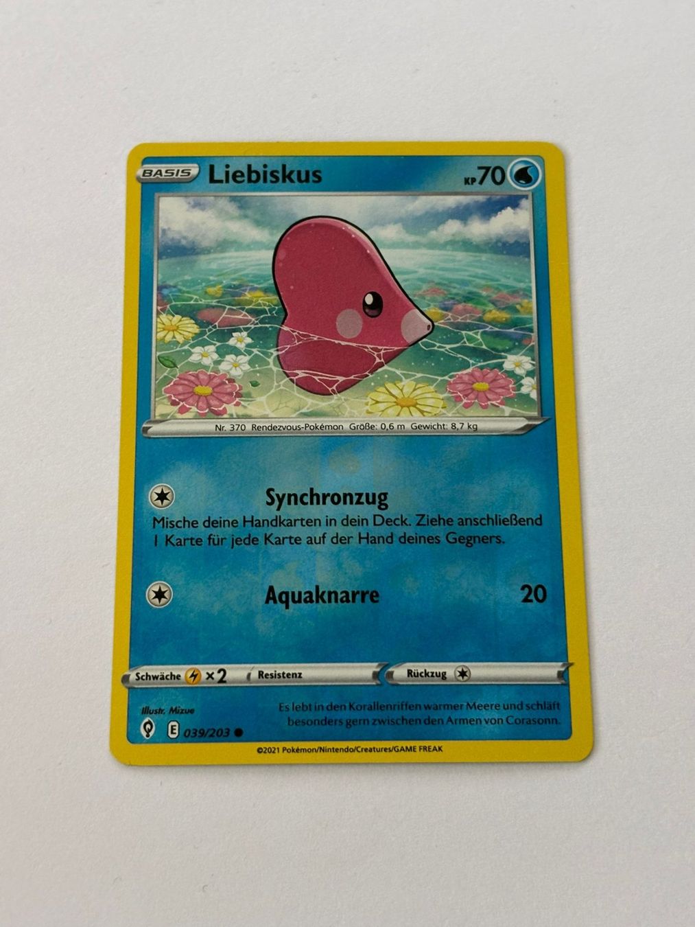 Pokémon Carte collezionabili: Liebiskus 039/203 – Usato da Herisau venduto da Seyashop_2