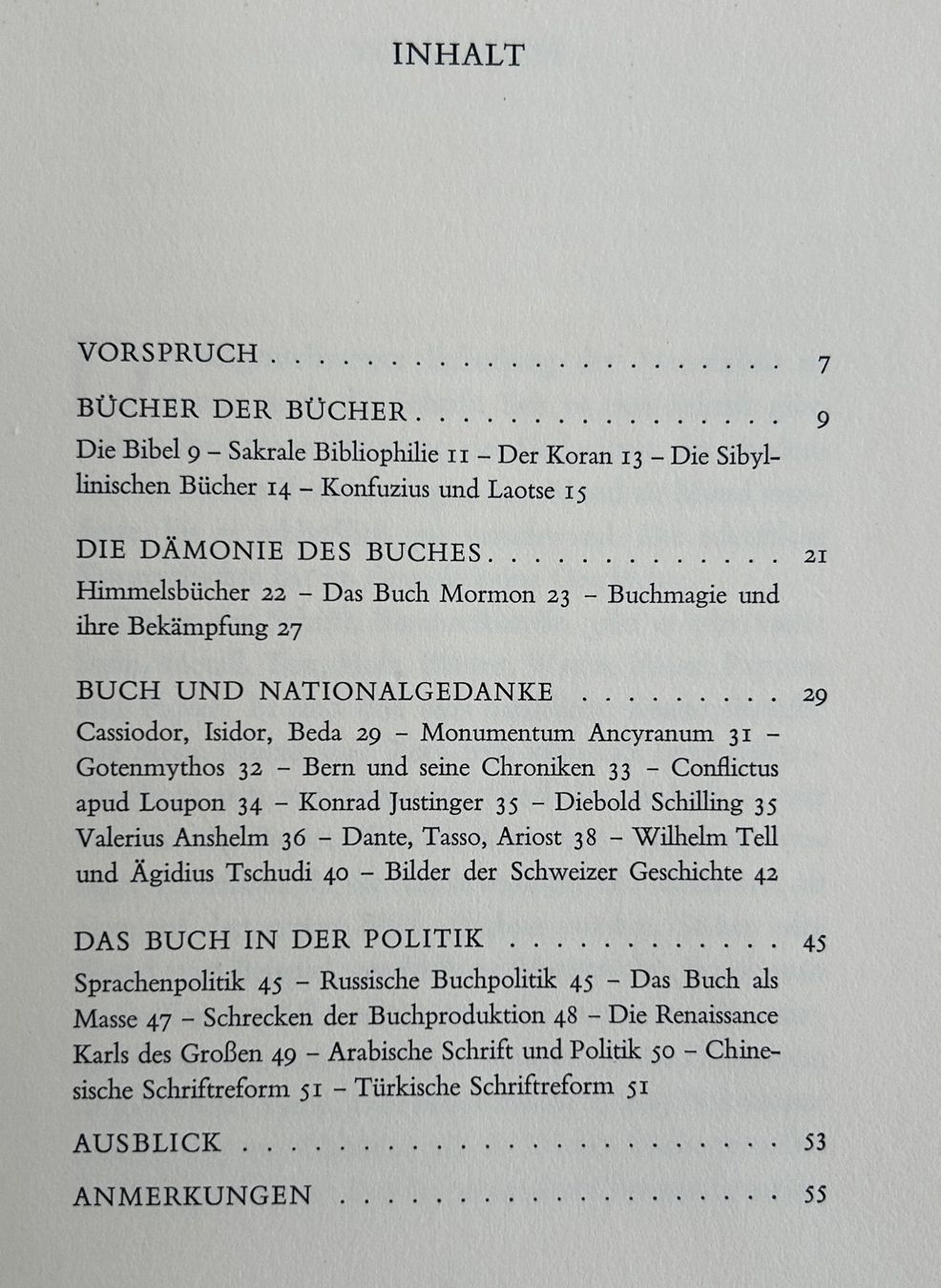 Bücher: VON DER MACHT DES BUCHES – Gebraucht aus Zürich von Domus09