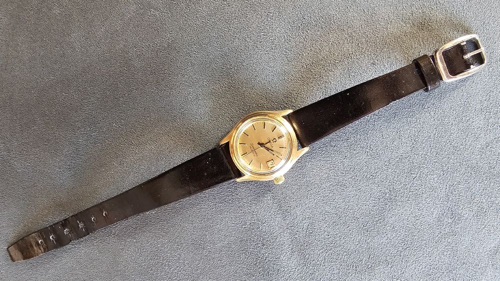 Omega Orologi: OMEGA Seamaster Vergoldet Elegante Damenuhr – Usato da Speicher venduto da Swisswtch 5