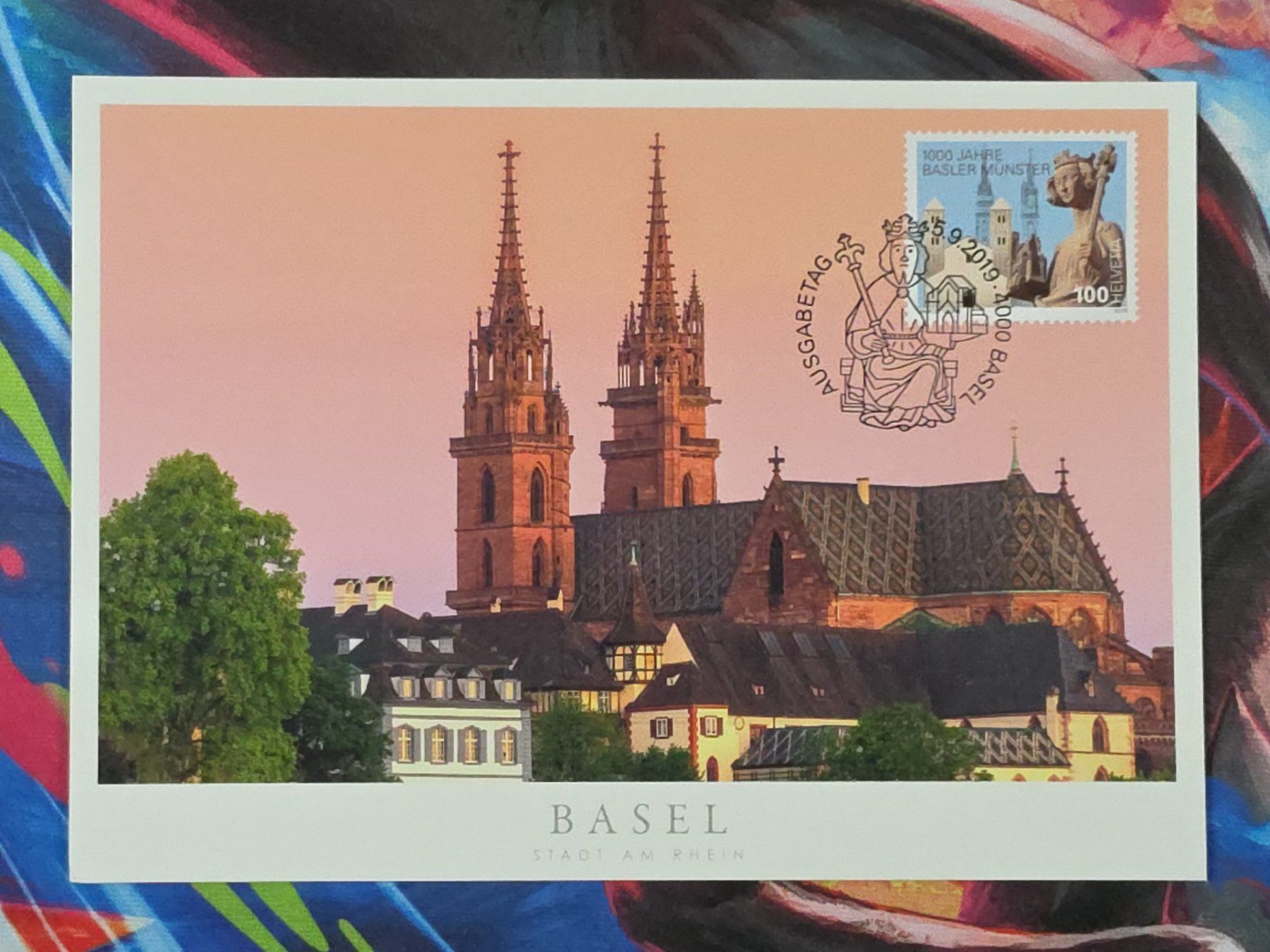 Cartoline postali: CL26 Carte Postale + Timbre Suisse 2019 – Usato da Cousset venduto da Patrick_Collections