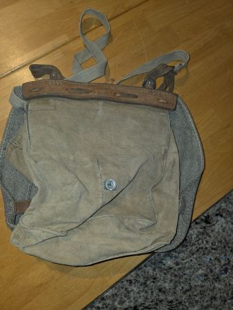 CH Armee Brotsack / Canvas und Leder