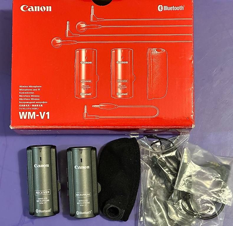Canon Microfoni: Micro sans fil Canon WM-V1 – Usato da Genève venduto da rougissime