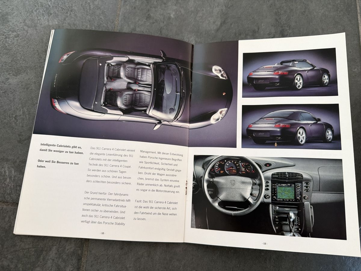 Porsche Documenti: Broschüre von Porsche: Die Modelle – Usato da Wolfwil venduto da Rolex1 4