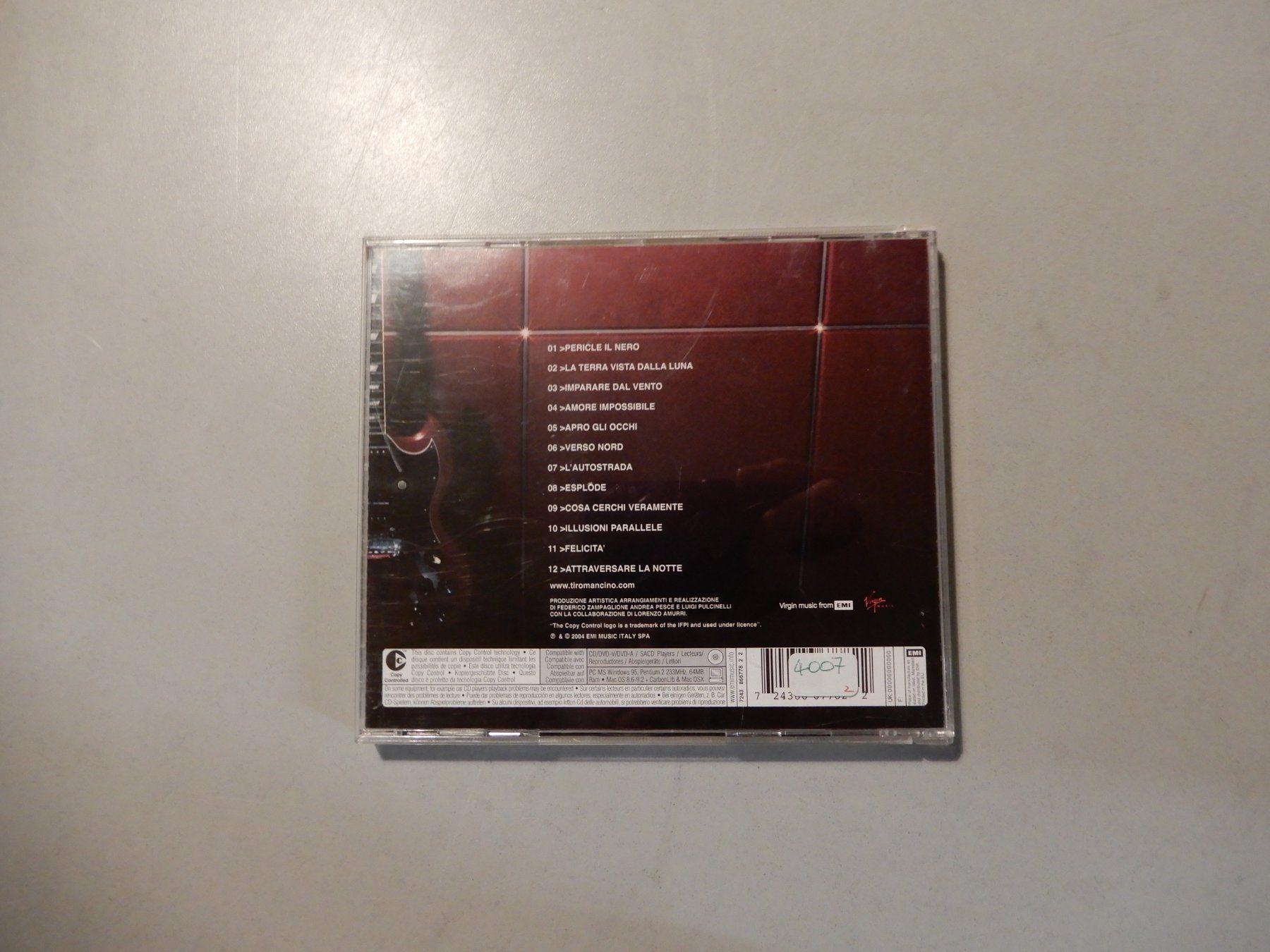 CD: Tiromancino – Illusioni Parallele – Usato da Erstfeld venduto da Mario_boe0 2