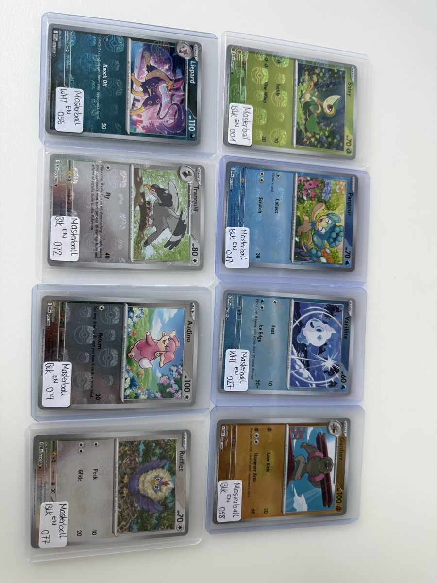 Pokémon Sammelbilder & Trading cards: Black Bolt EN Masterball 8 St.  – Neu (gemäss Beschreibung) aus Zürich von Denise-8050