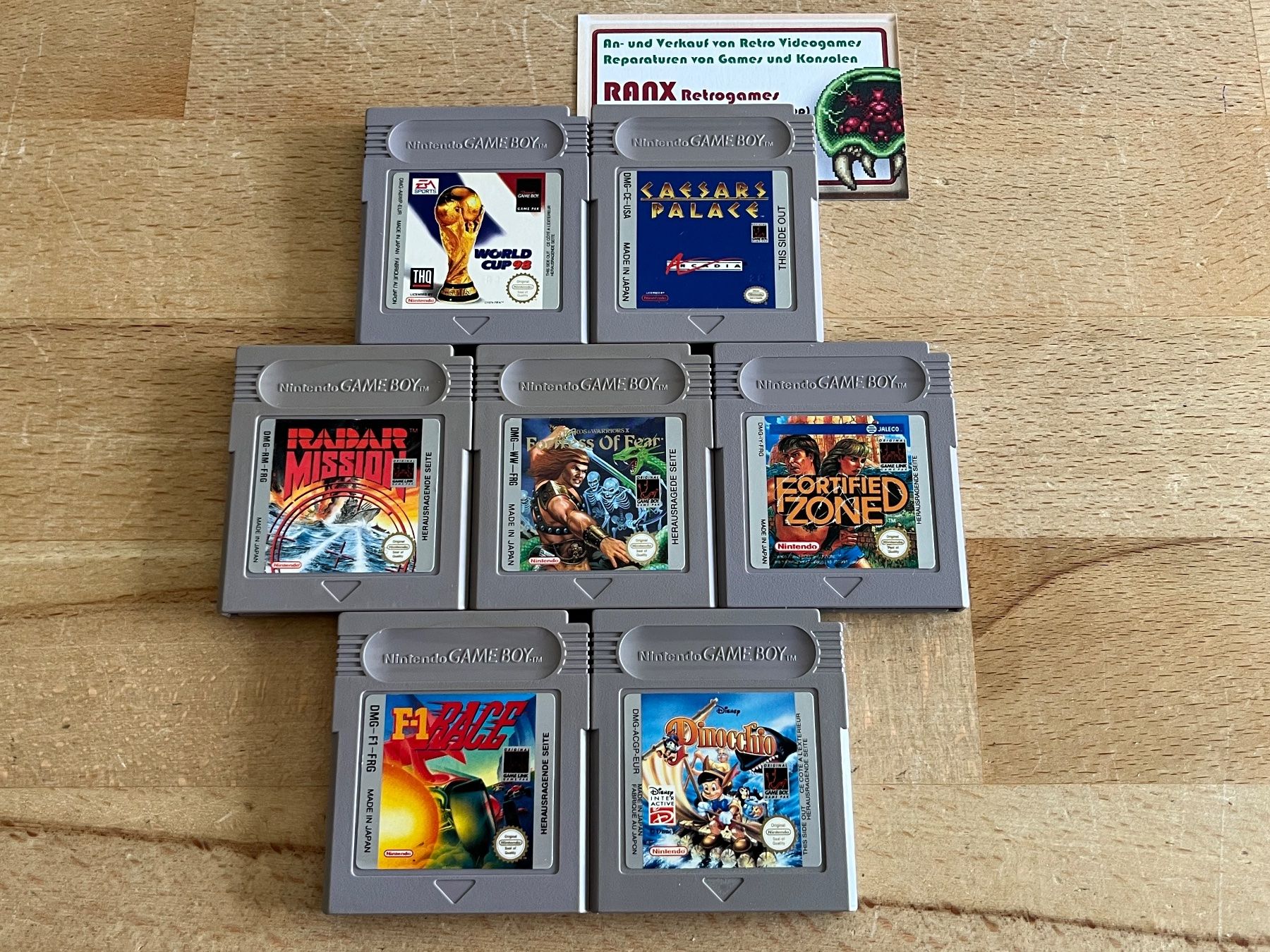 Nintendo Giochi: Game Boy 7 Spielmodule Sammlung Bundle original – Usato da Thalwil venduto da ranx