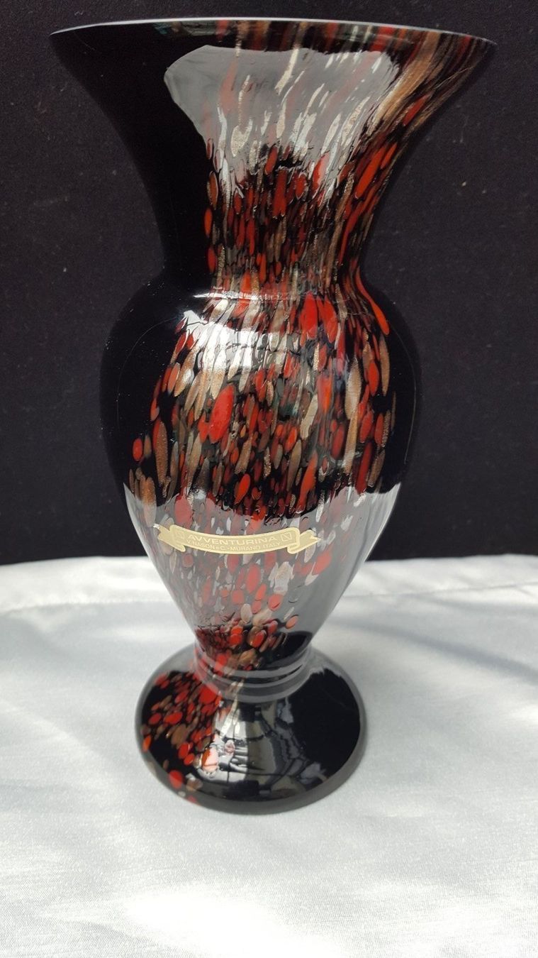 Murano Vasi & Recipienti: Murano Avventurina Glasvase – Usato da Reinach venduto da 3Guggerli 6