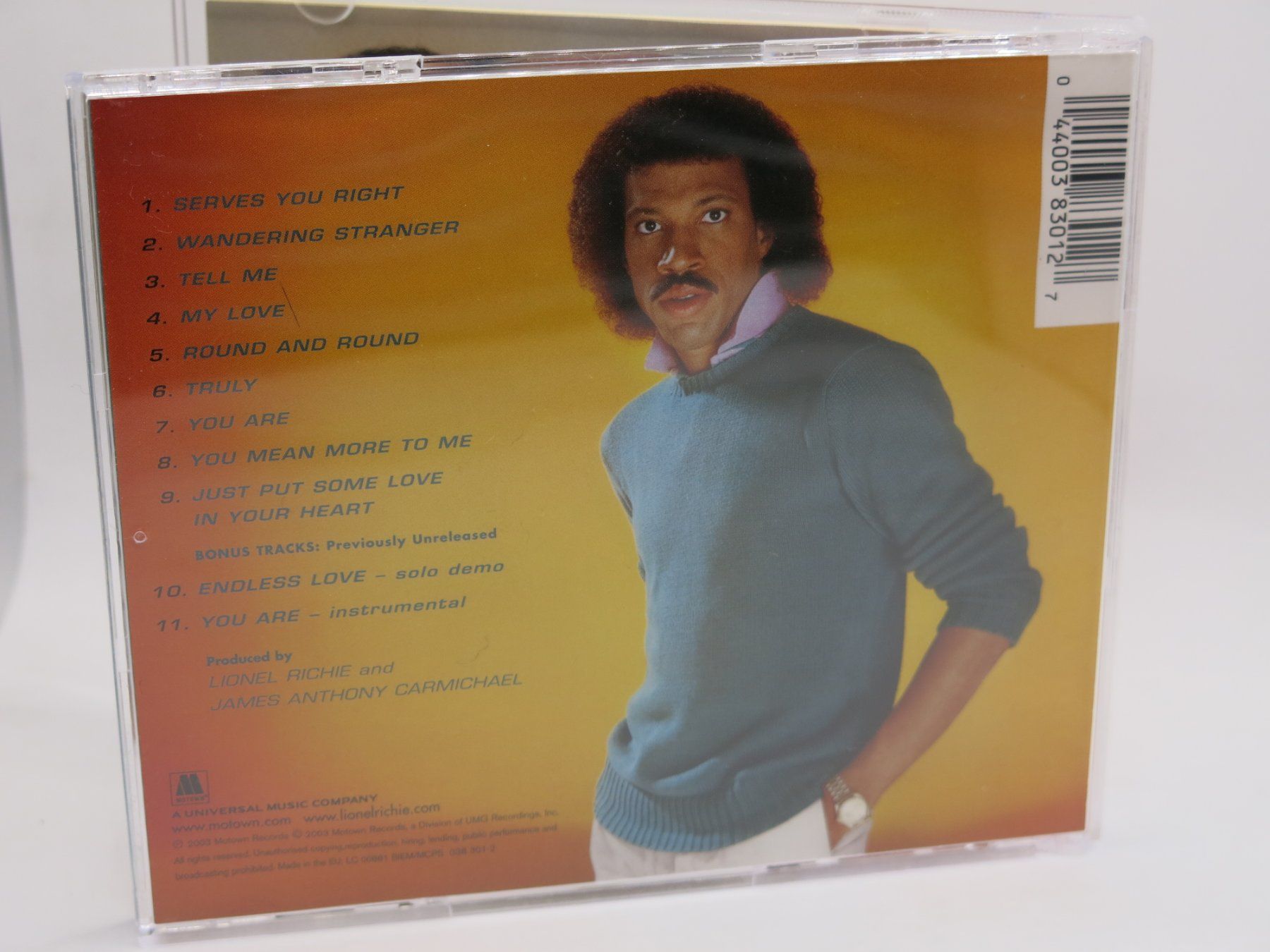 CD: CD Lionel Richie - Lionel Richie – Usato da Ernetschwil venduto da luisvonerni 2