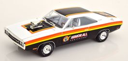 DODGE CHARGER ARMOR ALL 1970 WEISS/SCHWARZ 1:18 GREENLIGHT