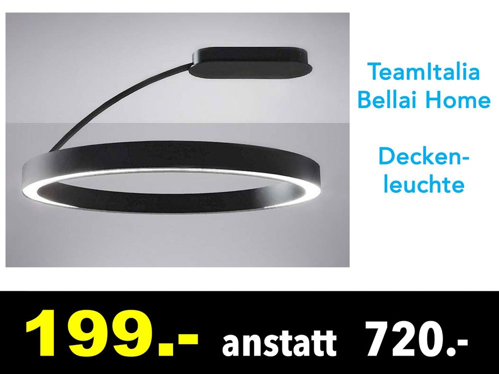 🔴 TEAM ITALIA - Bellai Home Deckenlampe /655A (Neu und originalverpackt ...