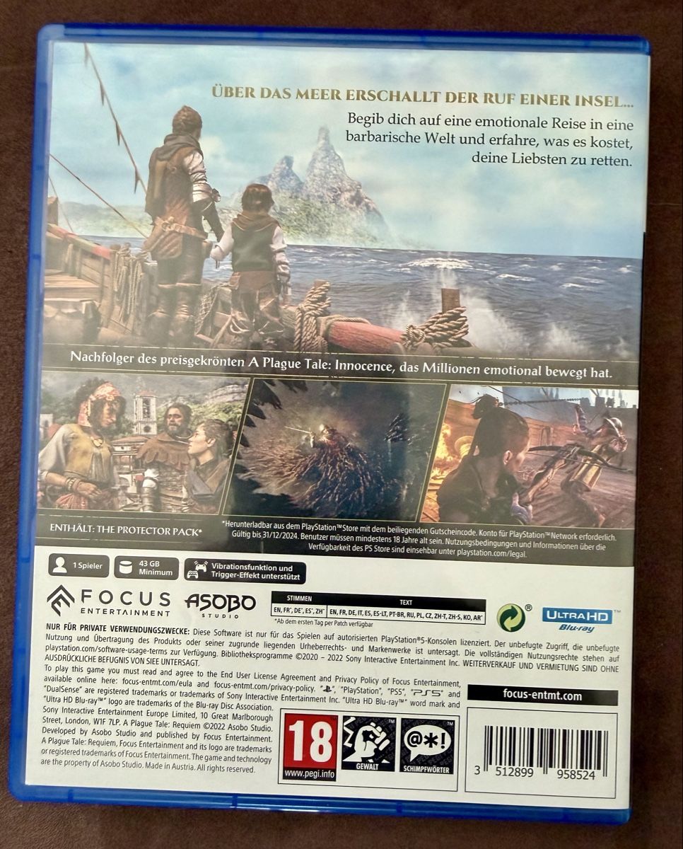 Spiele: A Plague Tale Requiem – Gebraucht aus Steinhausen von niciwave 1