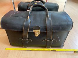 Original Swissair Crewbag Pilotentasche, Leder