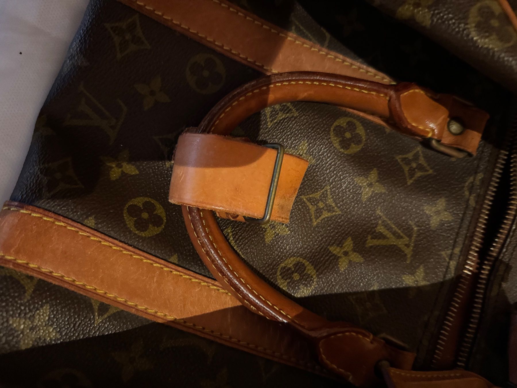 Louis Vuitton Valigie: Louis Vuitton grand Keepall 55, authentique – Usato da Martigny venduto da gigikro 7