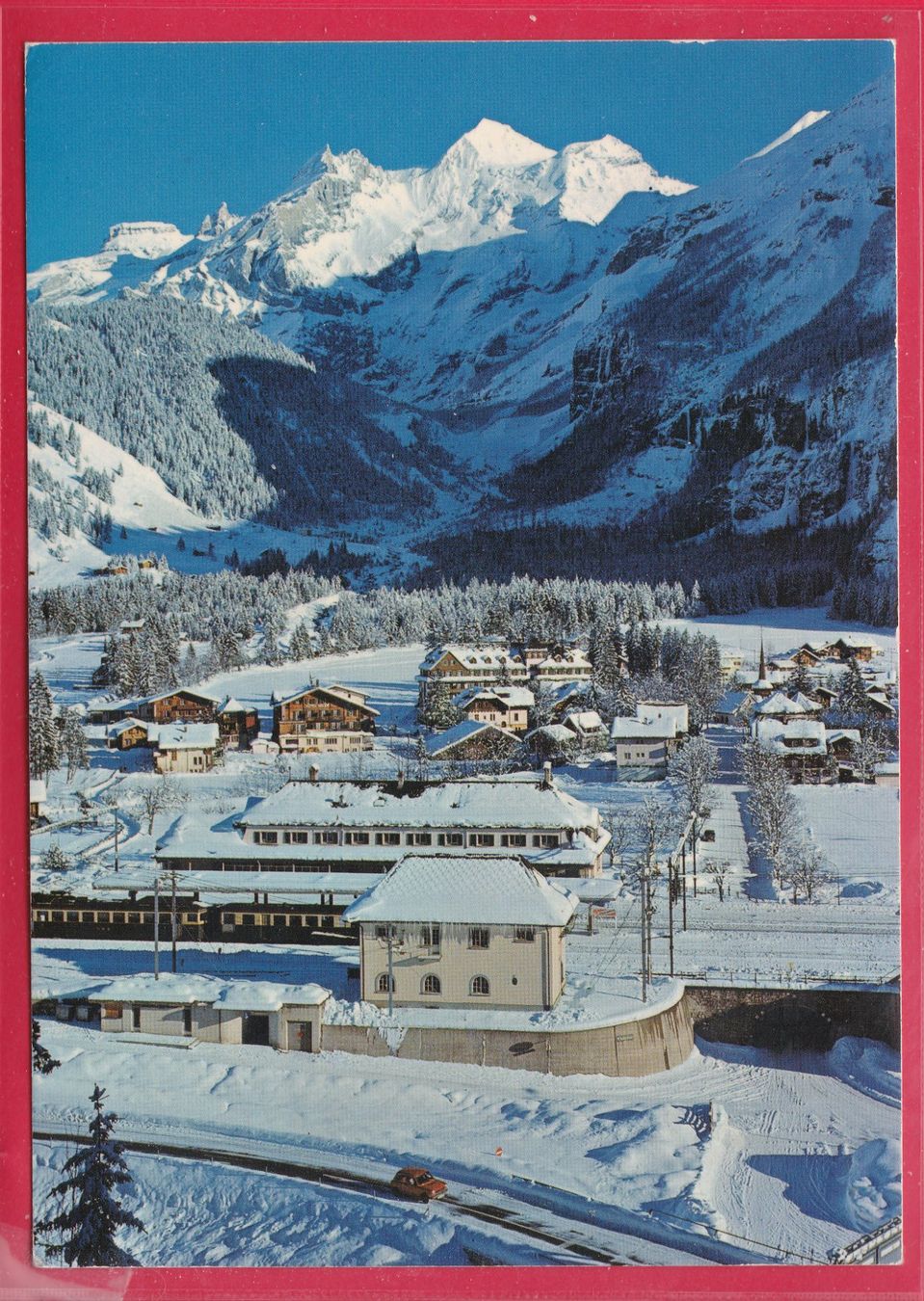 Ansichtskarten: KANDERSTEG, BLÜEMLISALP, 21.3.1979 – Gebraucht aus Oberrieden von Gebirgsstelze