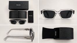 Original Prada Sonnenbrille PR 02Z U430A9 ¦ inkl. Etui & Box