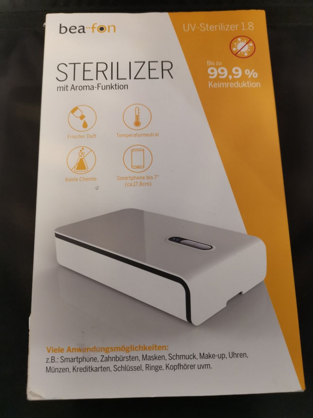Pasti del neonato: UV-Sterilizer 1.8 mit Aroma-Funktion neu – Nuovo (secondo la descrizione) da Goldach venduto da Top-Shops