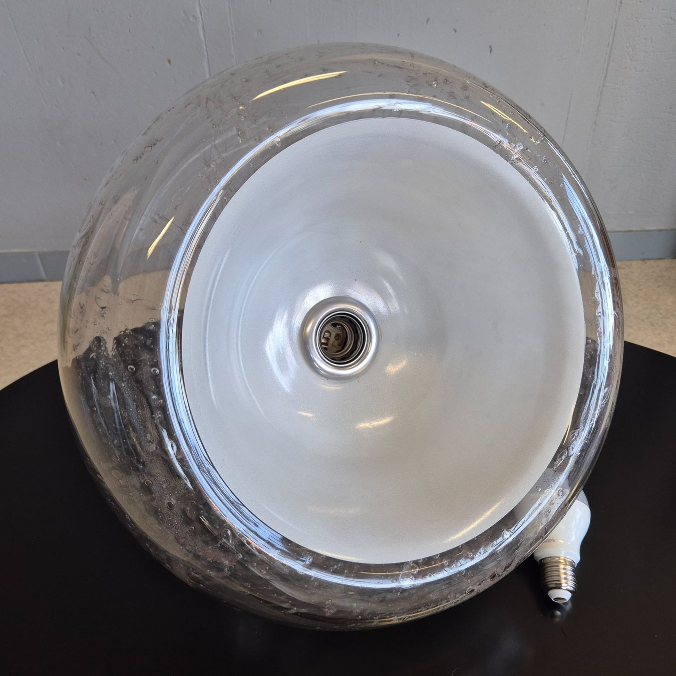 Kronleuchter & Deckenlampen: Doria Glas Hängeleuchte Deckenlampe Pendelleuchte Lampe – Gebraucht aus Nottwil von Wondewa-Shop 7