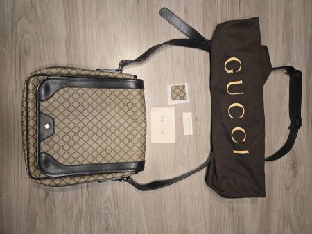 Borsa a tracolla Gucci tela e pelle ottime condizioni