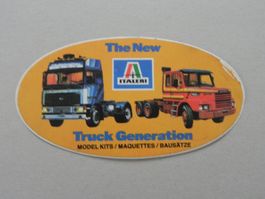 Abziehbild Kleber ca. von Jahr 1980 Lastwagen Volvo Scania
